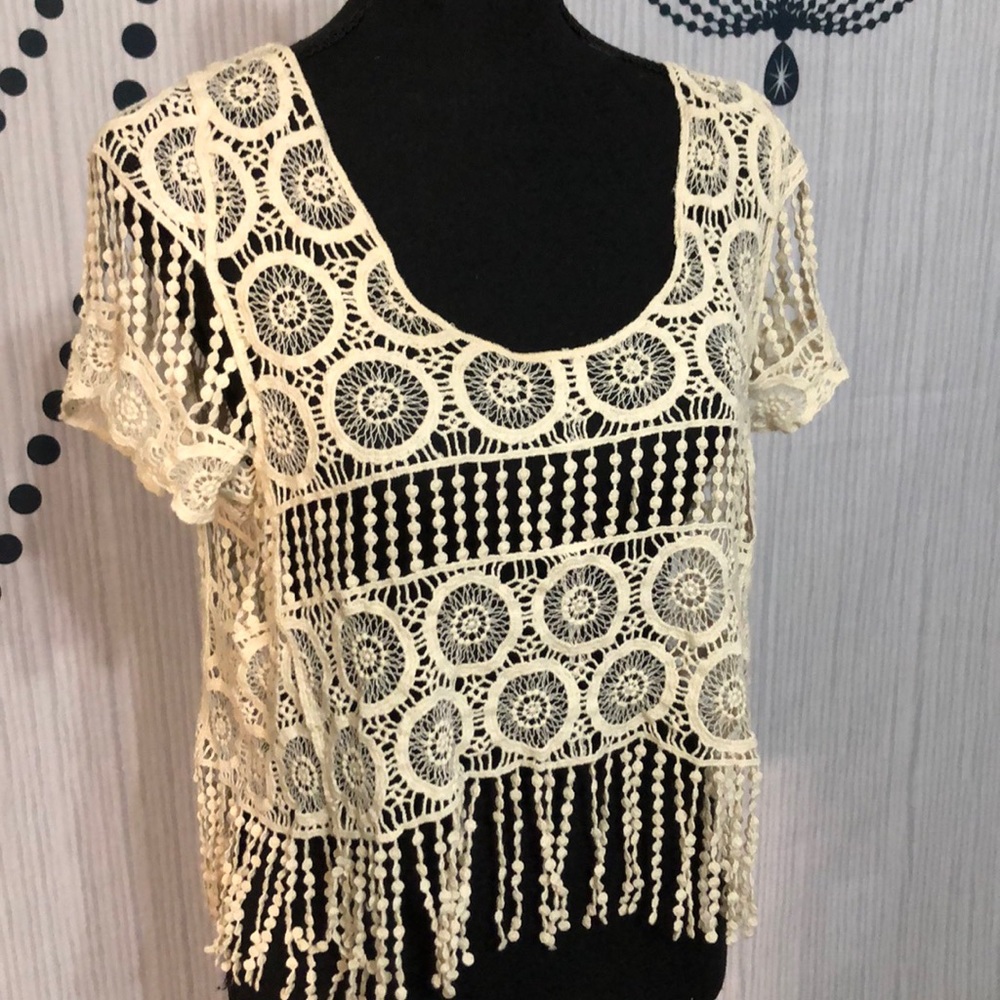 Dulcie crochet boho top